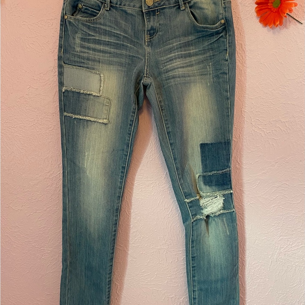 Almost Famous Premium boho patchwork jeans 9 - image 3